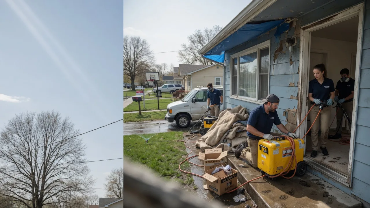 Basement Flood Cleanup in Buhler, KS near me